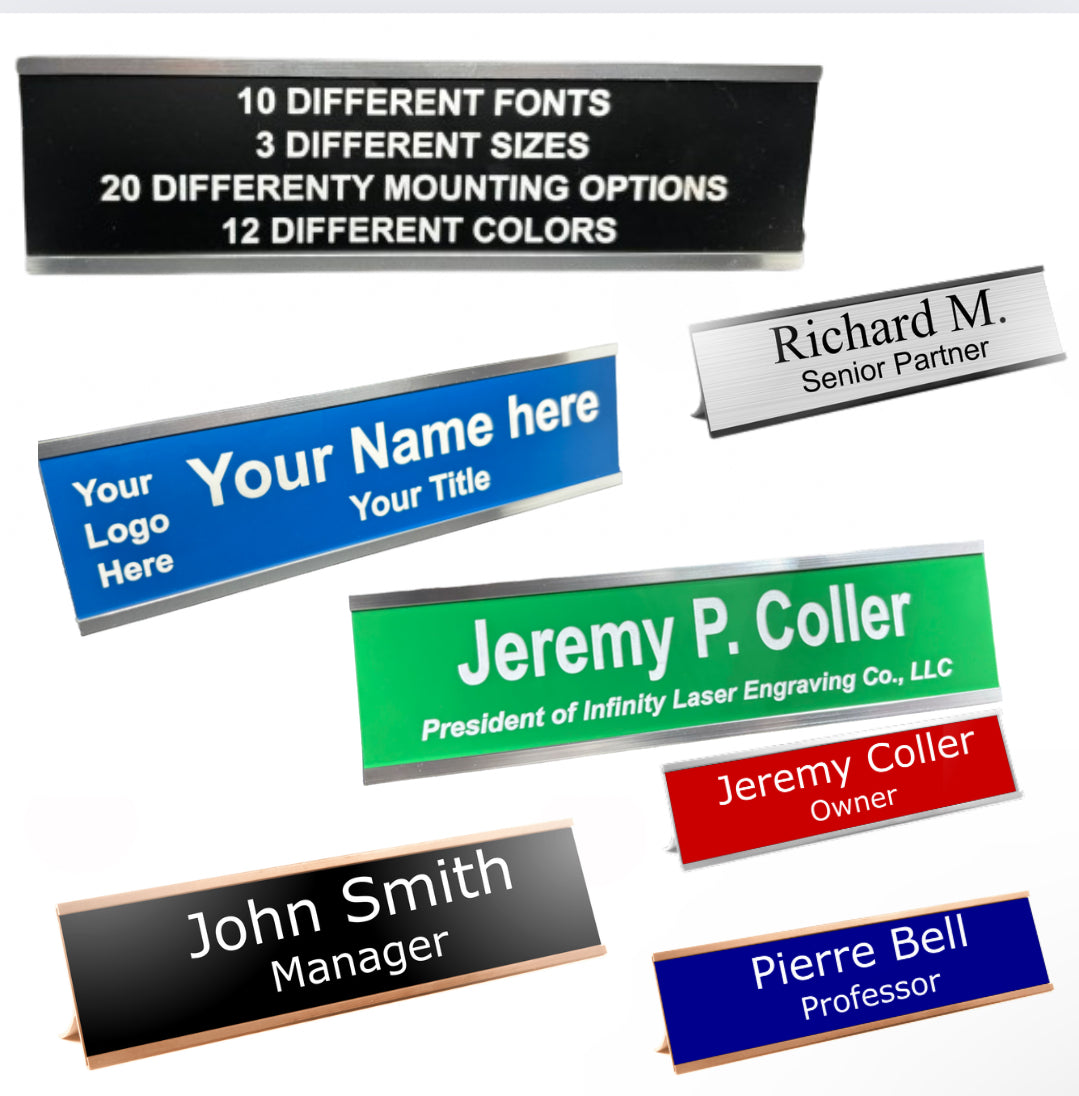 Custom Desk Name Plates